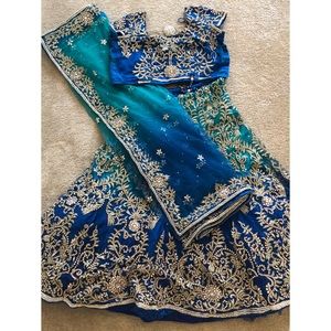 Indian Leghana Choli Dress- Mermaid Design